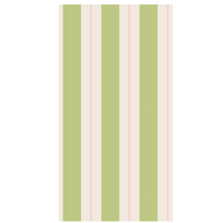guest green/pink stripe napkin