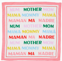 Mom Print Scarf 21x21