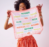 Mom Print Scarf 21x21