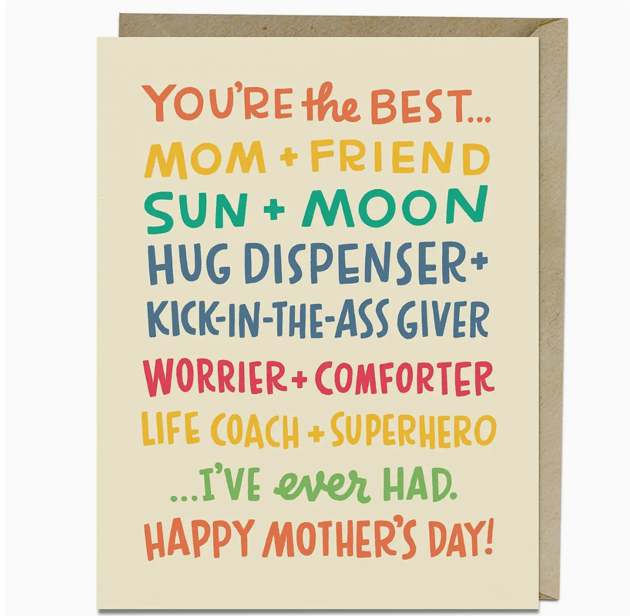 Best Mom I’Ve Ever Had Mother's Day Card