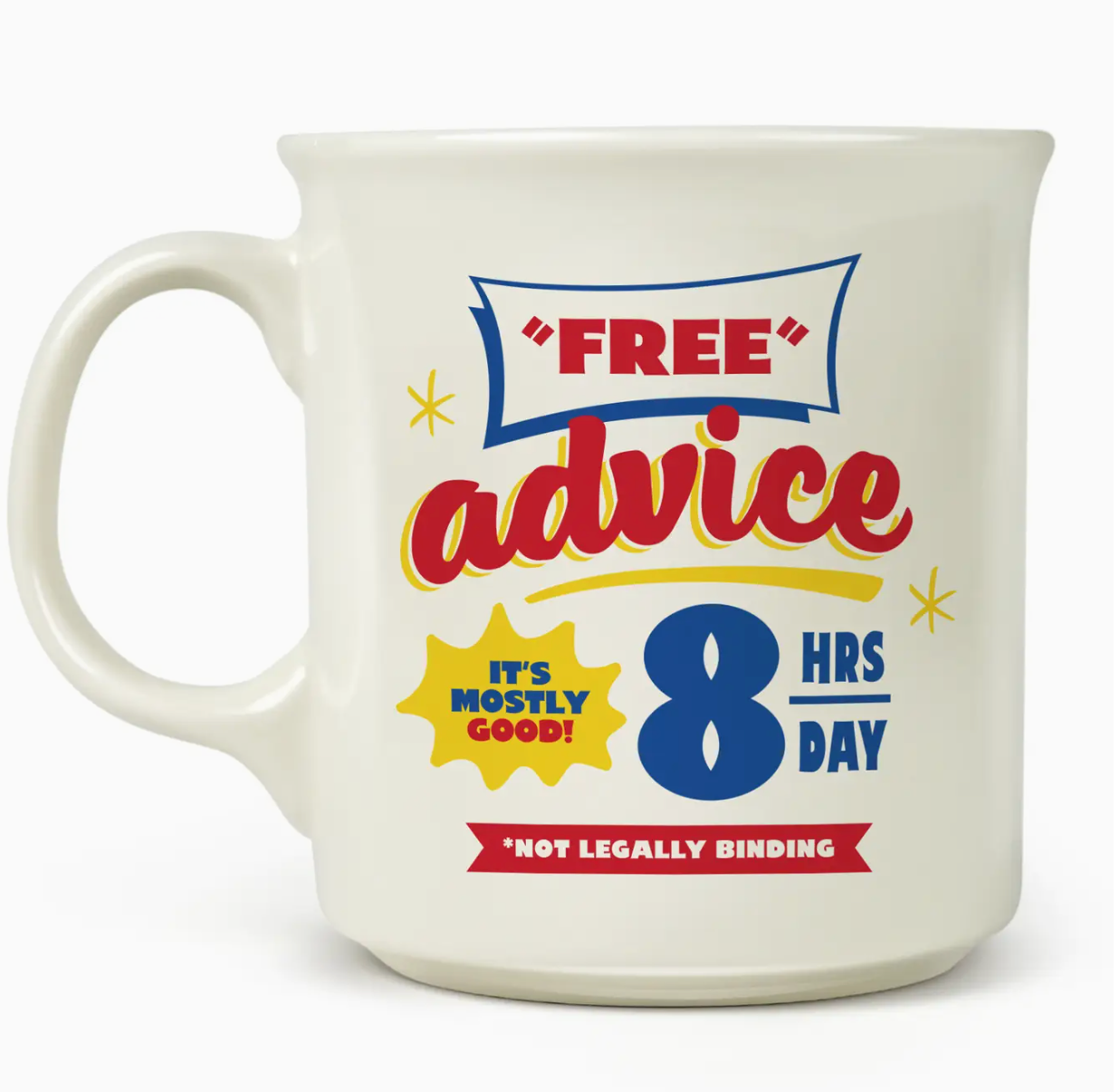 free advice mug