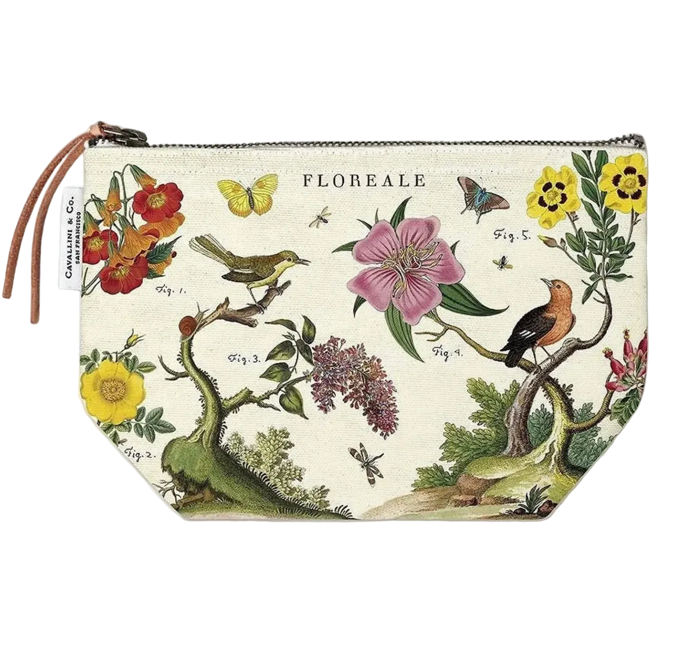 Floreale zip pouch