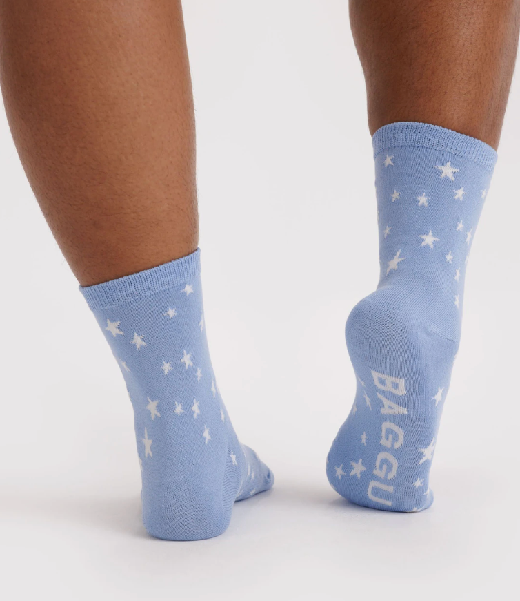 blue star sock: BAGGU