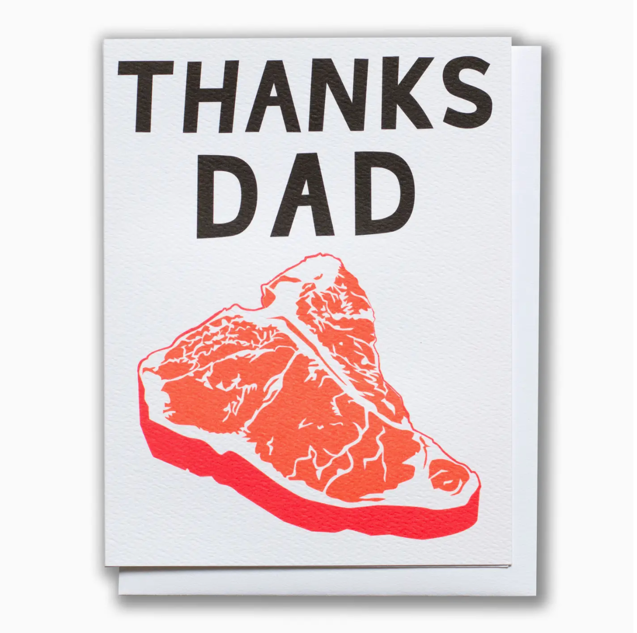 steak - Thanks DAD greeting card