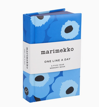 blue- Marimekko One Line A Day