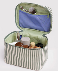 striped sage cosmetic case (+sizes)