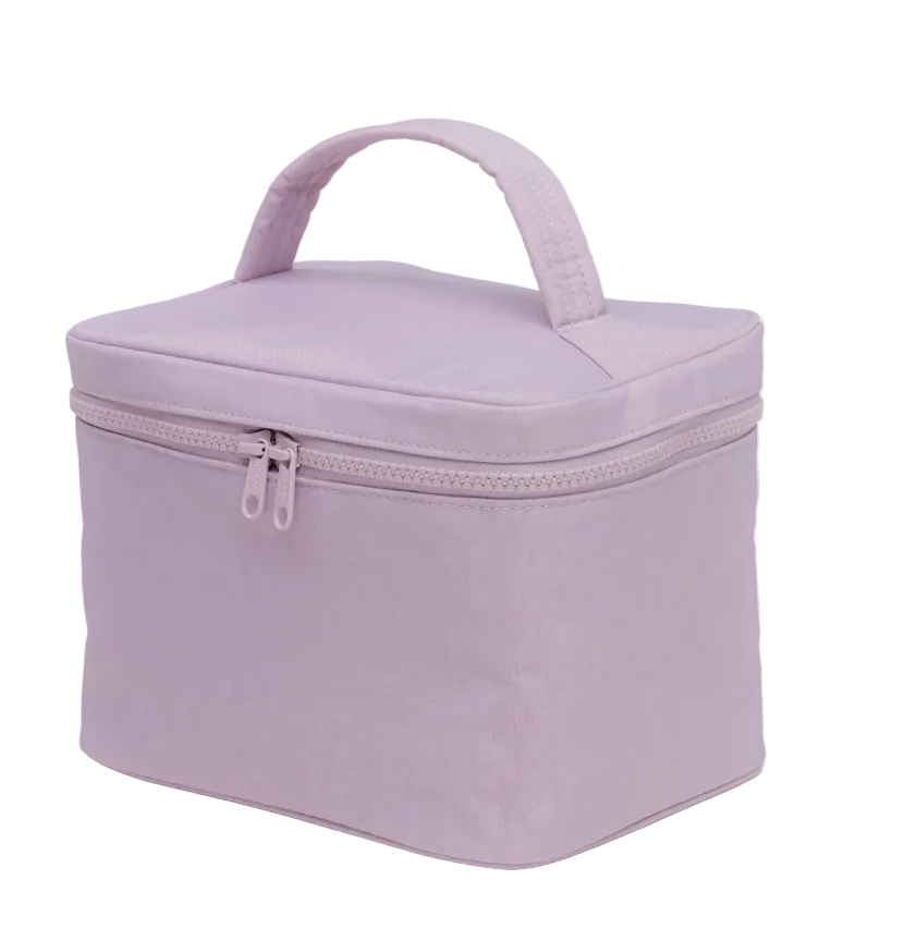 dusty pink cosmetic case