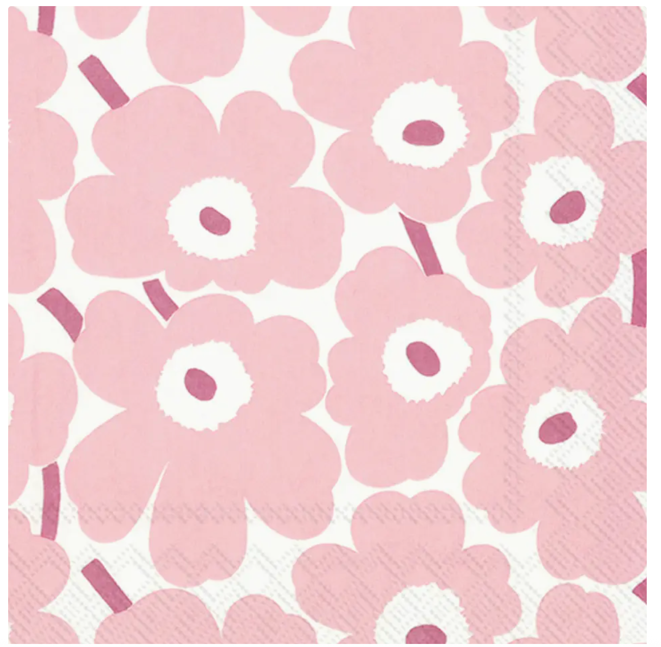 Mini Unikot Light Rose Paper napkins: marimekko