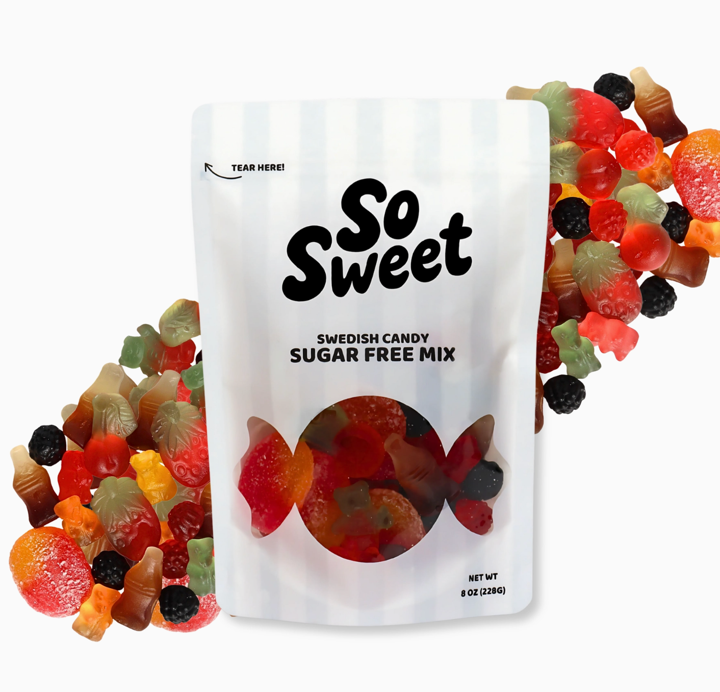 sugar free mix -Swedish Candy (8oz)