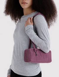 plum- small Bowler Bag