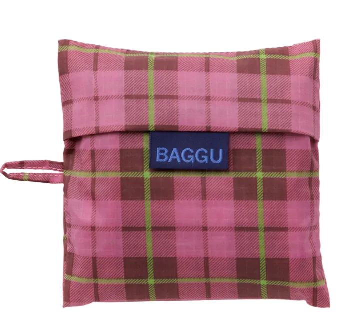 Pink Tartan : BAGGU bag
