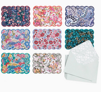 Scalloped Liberty Notecard Set