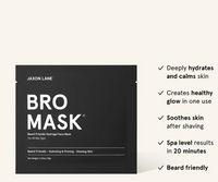 half mask/beard : BRO mask