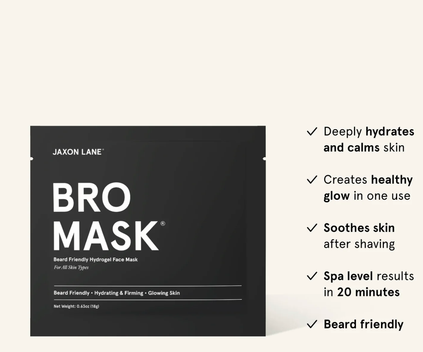 half mask/beard : BRO mask