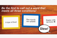Quicktionary Word Card Game