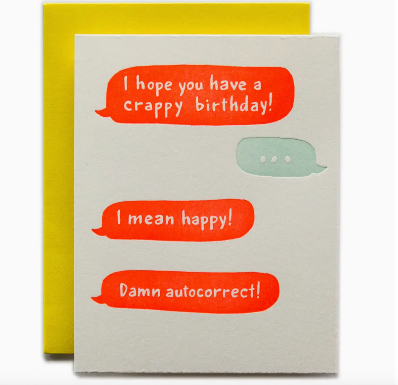 crappy greeting card