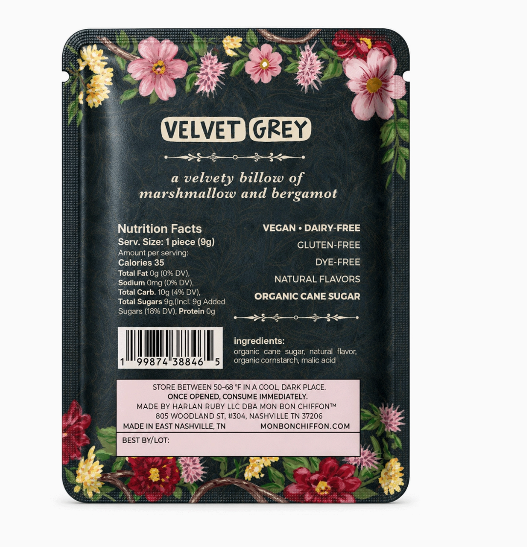 Bergamot Marshmallow Cotton Candy Puff | Velvet Grey