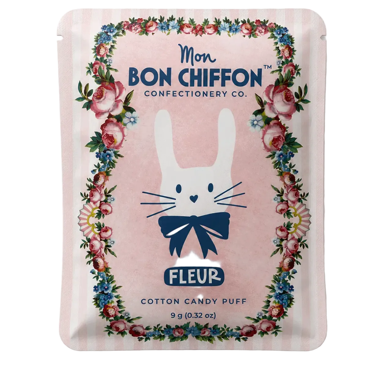 Rose Macaron Cotton Candy Puff | Fleur