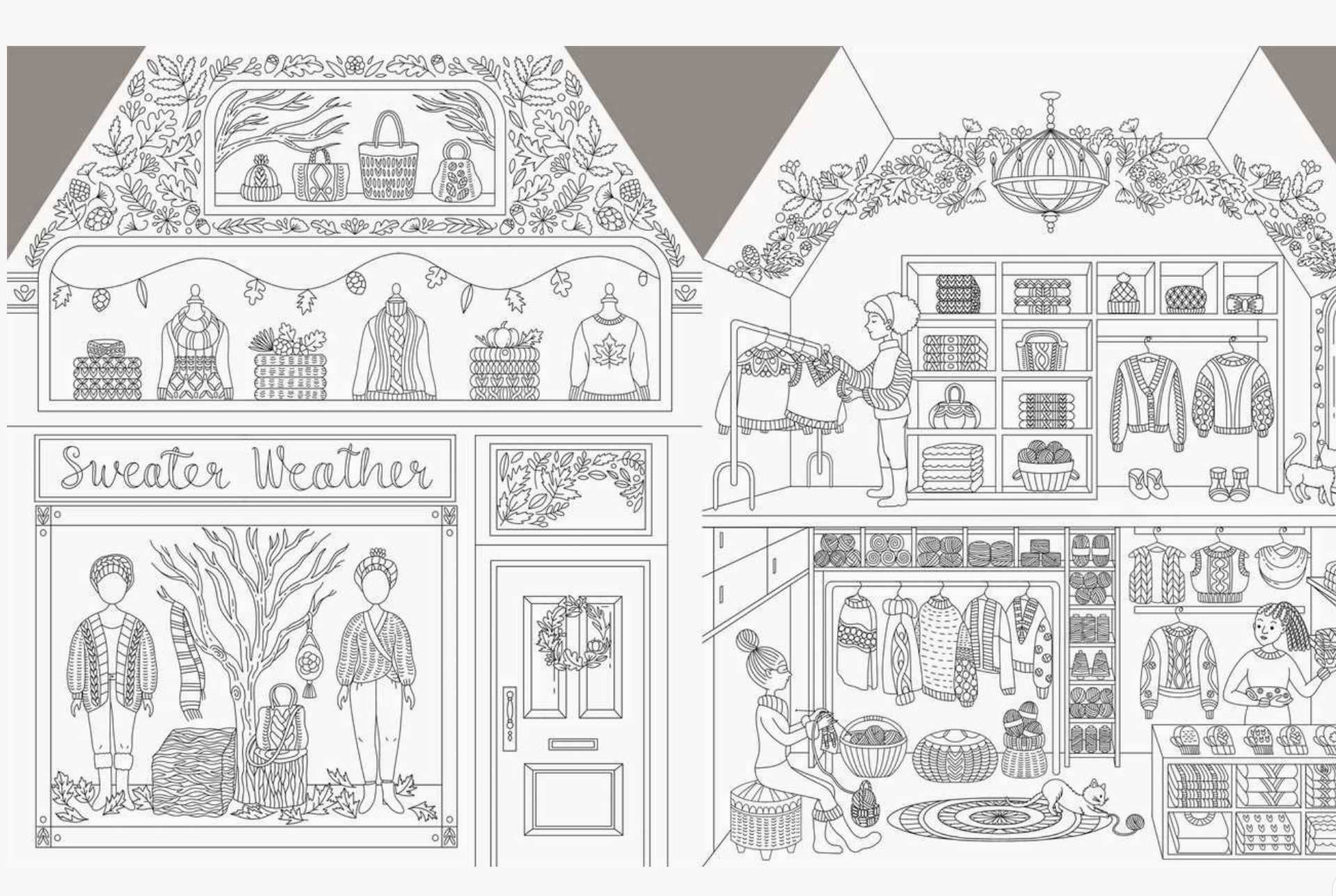 Autumn Coloring Book