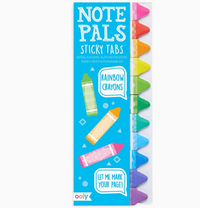 Note Pals Sticky Tabs - Rainbow Crayons
