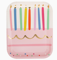 cake + candles paper goods