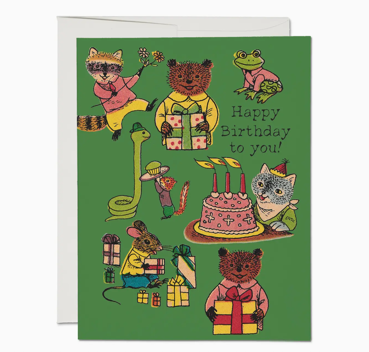 critter birthday card