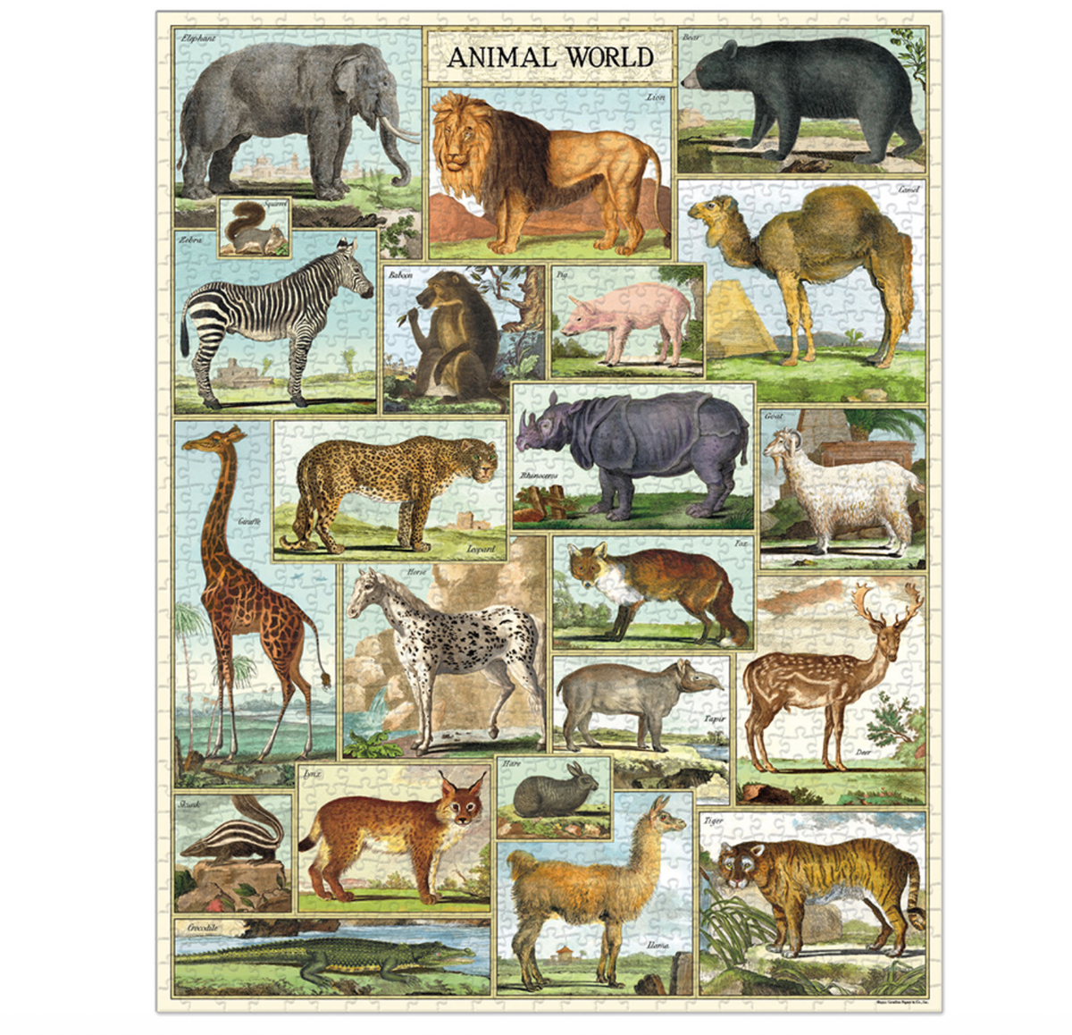 World of Animals 1,000 Piece Puzzle