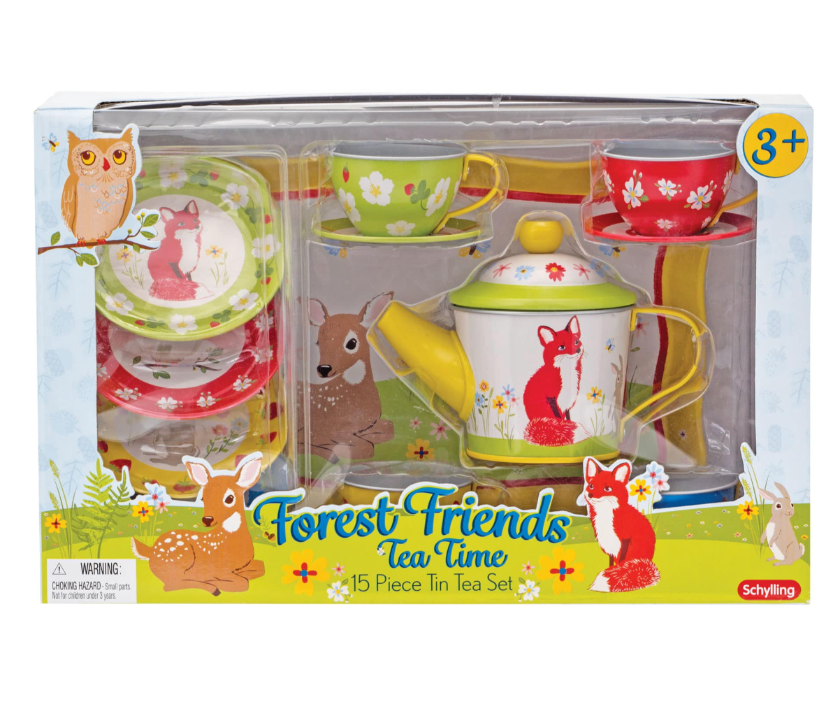 forest friends tea set