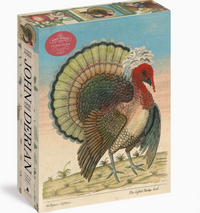 John Derian Paper Goods: Crested Turkey 1,000-Piece Puzzle