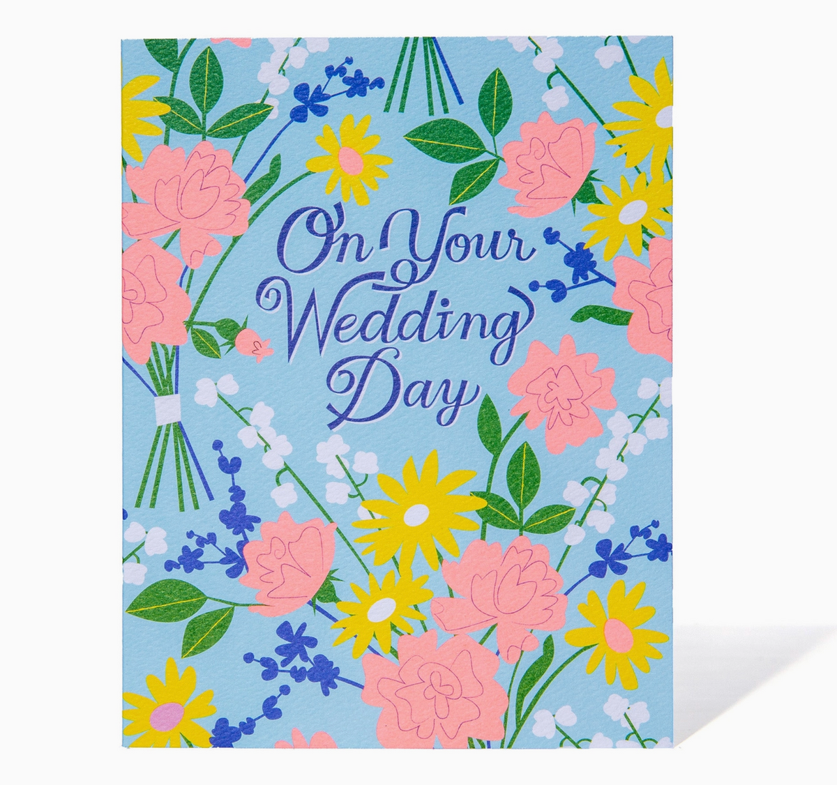 vintage floral Wedding greeting card