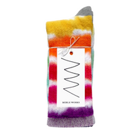 Rainbow Tie-Dye Dressy Socks