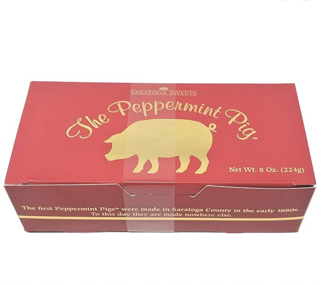 Peppermint Pig Family Holiday Candy Tradition