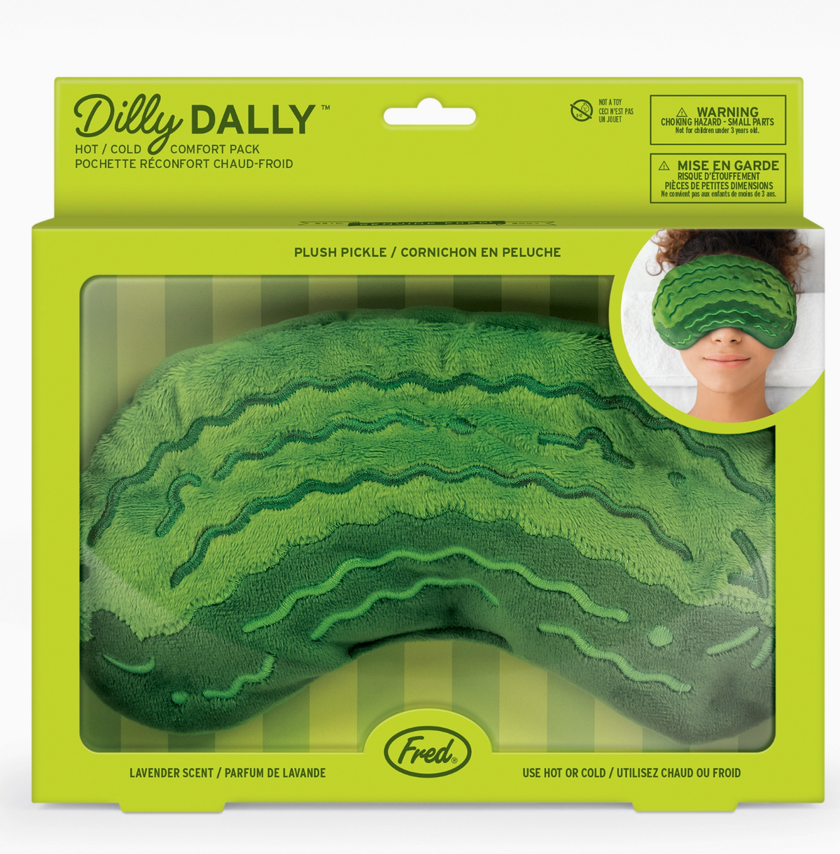 Dilly Dally Pickle Hot/Cold Eye Pillow