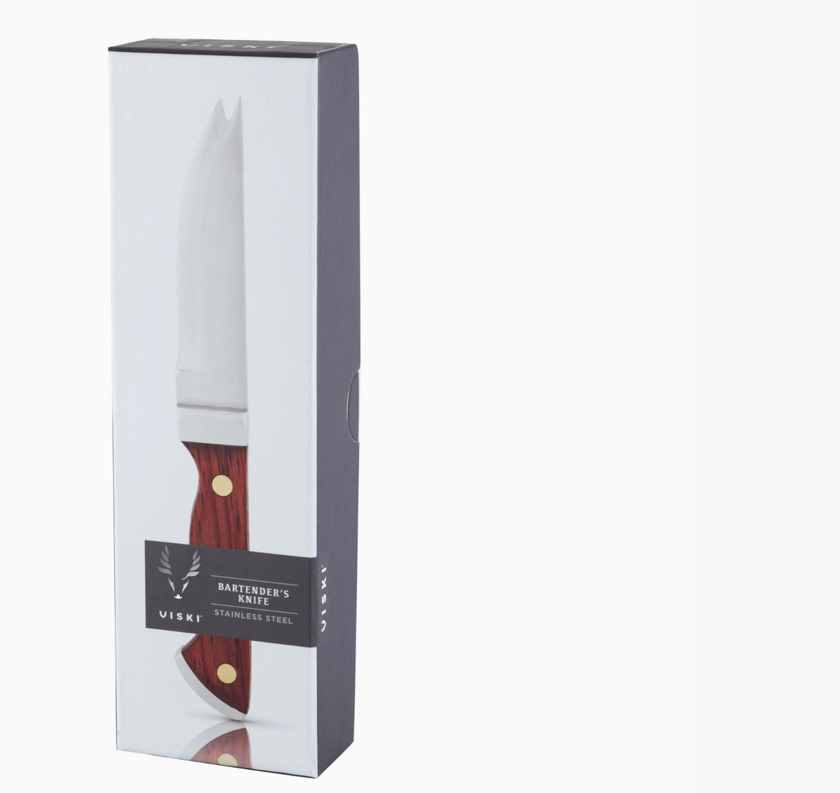 Double Tipped Acacia Bartender Knife