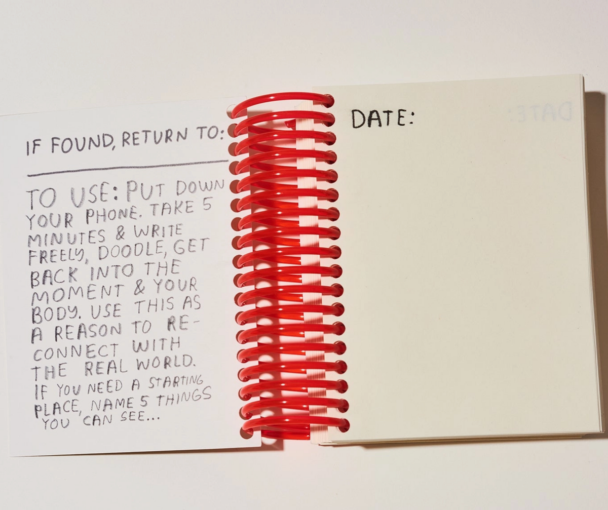 Unplug spiral notepad