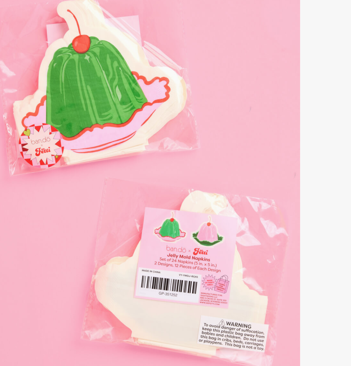 jello mold paper napkins
