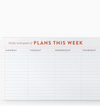 plans this week
