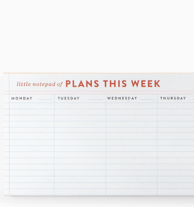 plans this week