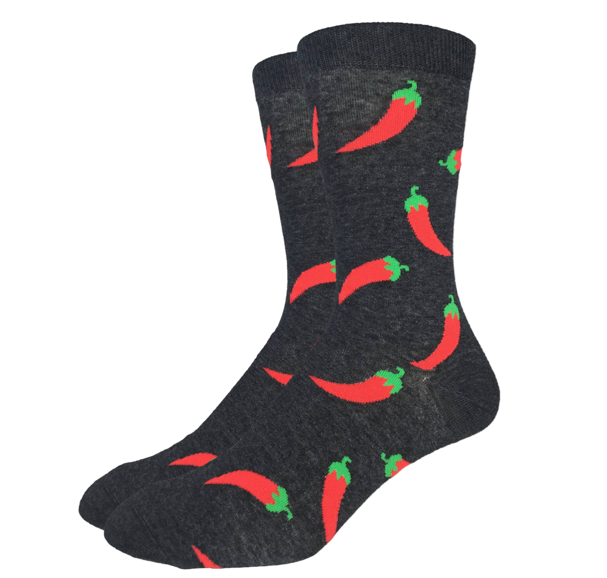 Hot Peppers Socks: Men's