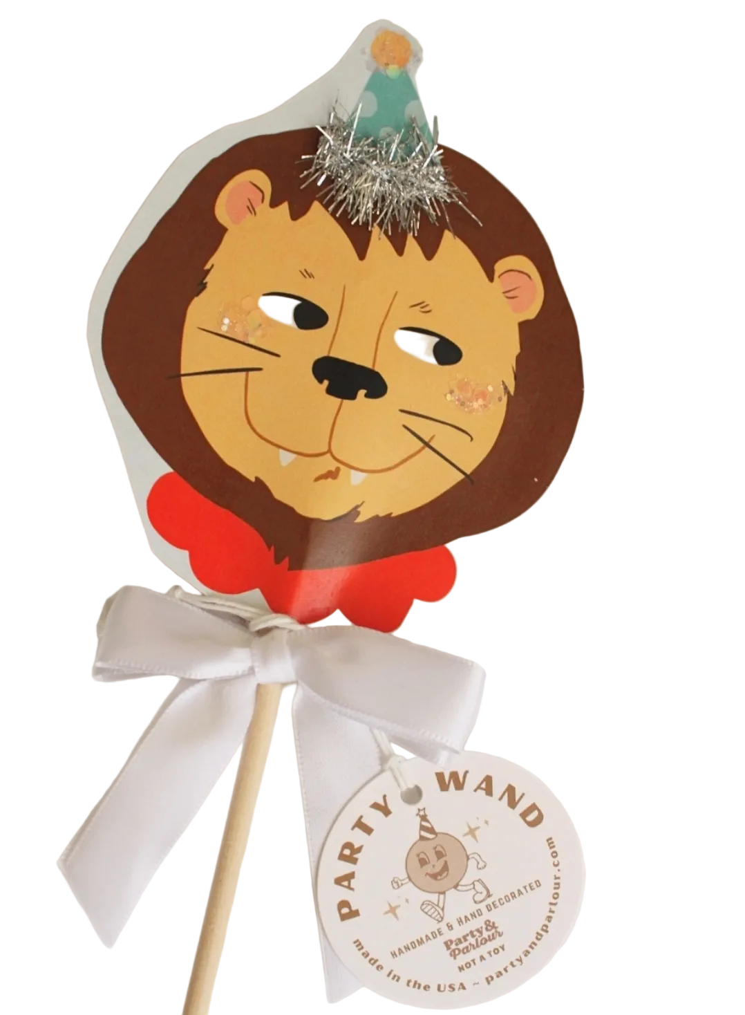 paper vintage style wand decor