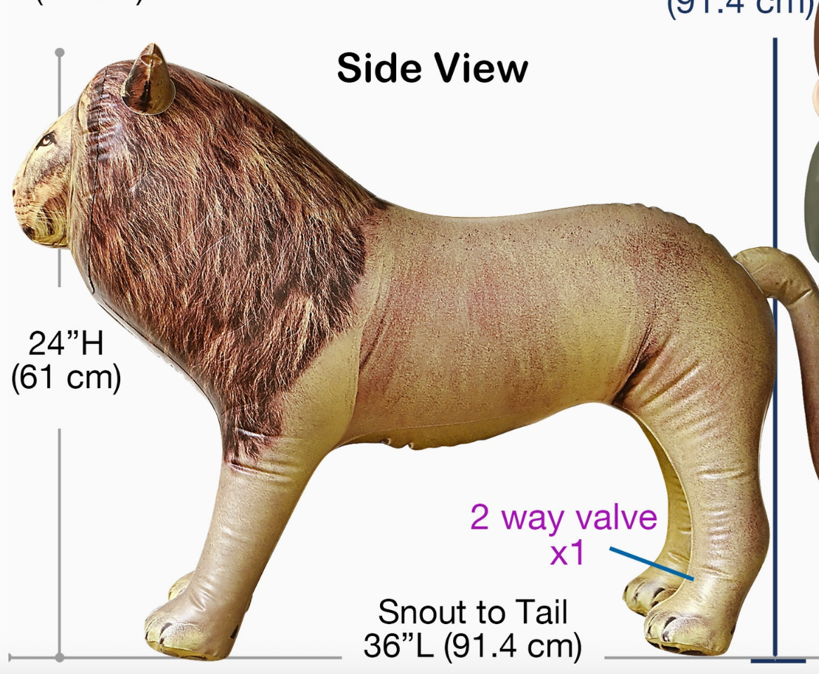 inflatable circus animals