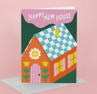 Happy New House Greeting Card
