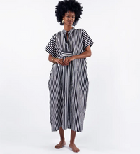 stripe kaftan