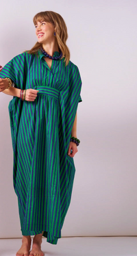 stripe kaftan