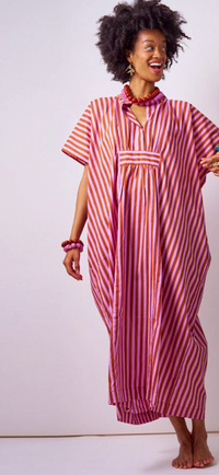 stripe kaftan