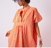 stripe kaftan