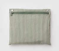 sage stripe: cloud carry on