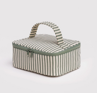 striped sage cosmetic case (+sizes)