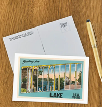 Greetings from Skaneateles Lake, New York - Vintage Image