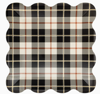 Black Fall Plaid - paper goods